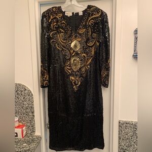 Oleg Cassini evening dress